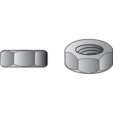 UPC 008236073805 product image for Hillman 54168 0.375 in. Zinc Dichromate Steel USS Hex Nut - Pack of 100 | upcitemdb.com