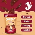 thumbnail image 3 of Yay's Snacks Sweet and Spicy Beef Crisps, High-Protein Ready-to-Eat Crispy Crunchy Chipped beef, Teriyaki Beef Jerky with 28g Protein per Bag, Non-GMO Healthy Meat Snack, USA-Made pack of 1(1.75 oz), 3 of 6