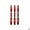 red, variant on 3-Piece Aluminum Alloy Darts Rods 40mm Length Engraved Color for Precision Play