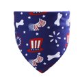 thumbnail image 4 of Yhmxh American Flag Dog Bandanas, Reversible Triangle Bibs Scarf for 4th of July Independence Day, Washable USA Pet Neckerchief Suitable for Dogs, Cats, Pets, Festival Accessories, 4 of 6