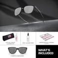 thumbnail image 3 of Oakley OO9250 Actuator Rectangle Shaped Polarized Sunglasses for Men - Includes Official Eyewear Kit - Matte Black Frame with Prizm Black Lens, 3 of 6
