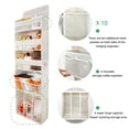 thumbnail image 3 of Baby Hanging Organizer 5-Shelf Over-the-Door Organizer with Diaper Caddy, Beige, 1 Count, 3 of 6