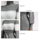 thumbnail image 5 of Vestido de punto de manga larga,Vestido de punto Vestido de punto corto de manga larga Vestido de punto de cuello alto Optimizado para la excelencia, 5 of 6