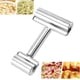 thumbnail image 1 of Rodillo a prueba de óxido, herramienta de rodillo para masa, rodillo doble, rodillo antiadherente, rodillo de panadería, rodillo de Metal antiadherente, 1 of 5