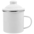 thumbnail image 1 of SHISUYAN Tasse Émaillée avec Couvercle Tasse Rustique Émaillée pour Thé Eau Tasse à Boisson avec Poignée, 1 of 8