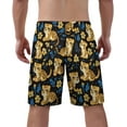 thumbnail image 3 of NICKSUN Men's Swim Trunks, Cute Print Quick Dry Summer Board Beach Shorts with Mesh Lining and Pockets, 3 of 6