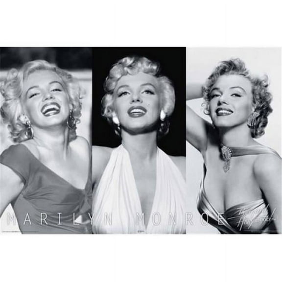 Posterazzi Marilyn Monroe - Trio Poster Print - 24 x 36 in.