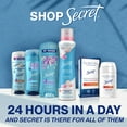 thumbnail image 4 of Secret Fresh Clear Gel Antiperspirant and Deodorant for Women, Waterlily Scent, 2.6oz (Pack of 3), 4 of 9