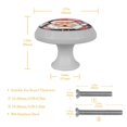 thumbnail image 5 of Santa Claus Fluorescent Drawer Pulls with Screws - Round 4-Pack Glow-in-the-Dark Knobs for Cabinets, Wardrobes, and Dressers – Decorative Dresser Hardware, Door Pulls, 5 of 6