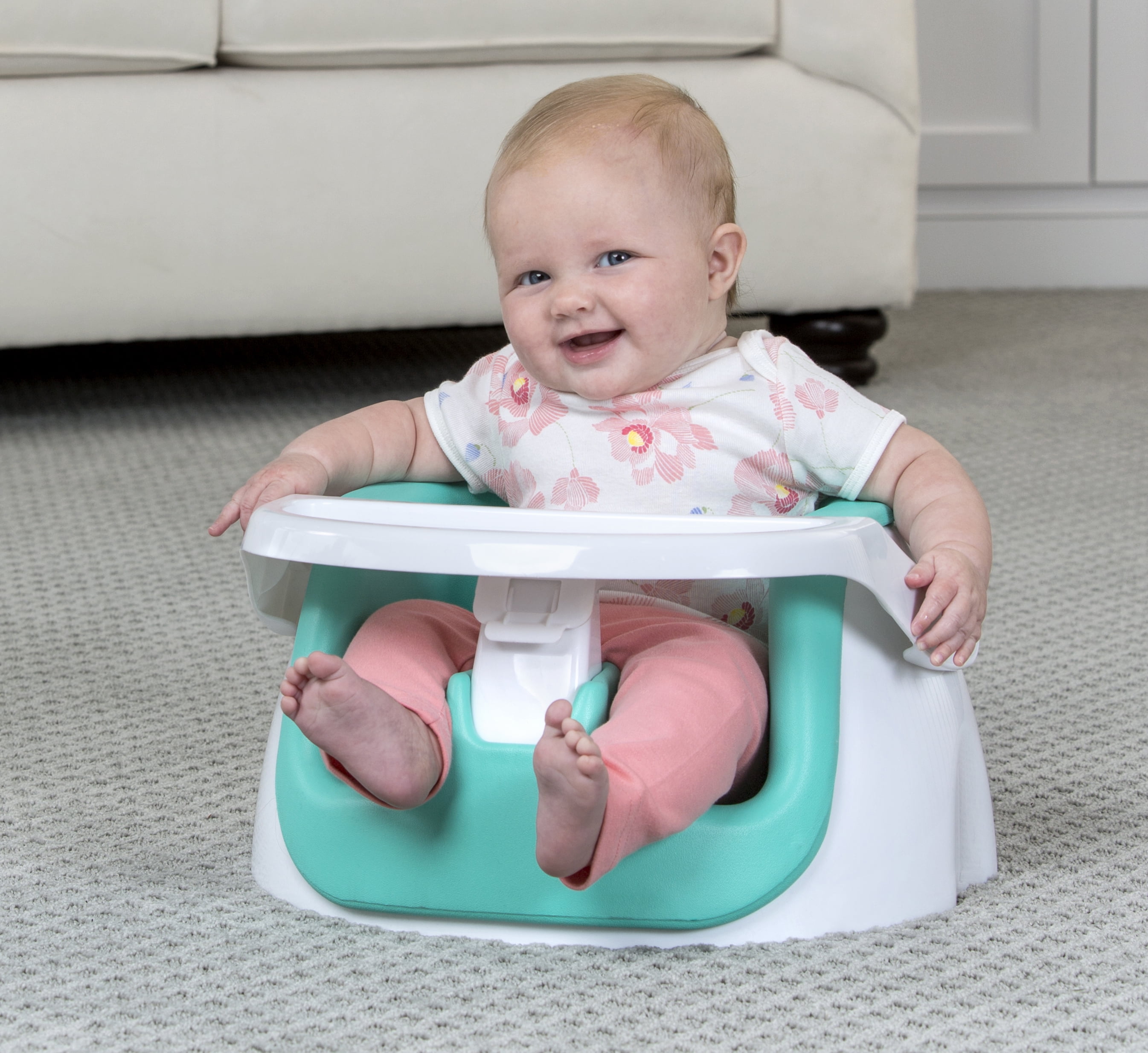 My Little Seat® 2-in-1 Floor and Booster Seat - Gray