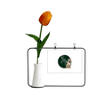 thumbnail image 1 of Gato tigre feroz. Tarjeta de jarrón artificial de tulipanes, 1 of 3