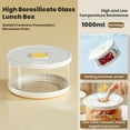 thumbnail image 3 of Durable Glass Food Storage Container With Lid Heat Resistant Microwave Bowl, 3 of 8