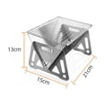thumbnail image 3 of Dvkptbk Barbecue Four en Acier Inoxydable pour l'Extérieur, Portable, Four à Barbecue, Four à Charbon, Kitchen Essentials, 3 of 3