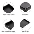 thumbnail image 3 of Uxcell 13x9" Fast Food Tray, Plastic Multi-Purpose Rectangle Serving Tray for Restaurant Home Kitchen, Black, 3 of 5