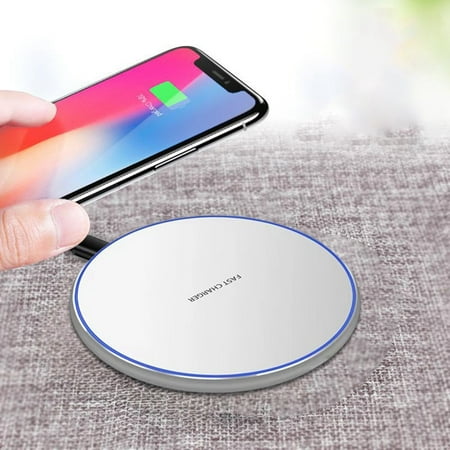 BotaniNest Fast Wireless Charger For All Phones Certified 10W Max Wireless Charging Pad With Type C Compatible With Android Devices