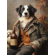 thumbnail image 1 of Qisvanset 12x16 Inch With Frame 2D Flat Wall Art Border Collie Herding Sheep Vintage Farmhouse Wall Art, 1 of 8