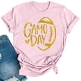thumbnail image 2 of Njagoc3 Womens Soft Touch Football Print Short Sleeve - Comfortable for All - Day Wear, 2 of 6