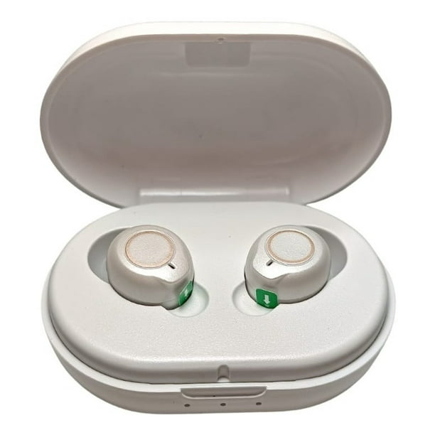 Audifono Auditivo Cheap Medic GM902 color Blanco Para Sordera Recargable 2 Piezas
