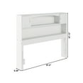 thumbnail image 5 of AFI Newport Full Bookcase Headboard with USB Charging Station, White, 5 of 5