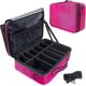thumbnail image 1 of Bolsa de maquillaje, estuche de maquillaje grande, organizador de cosméticos de viaje, profesional, portátil, para guardar maquillaje, artículos de aseo, maquillador, herramientas, brochas, furgoneta, 1 of 5