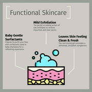 Reviva Labs Sea Salt Face Wash, 4 fl oz Gel – Gentle Facial Cleanser with Mineral-Rich Sea Salt