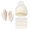 F011-White, variant on hengsof Kids Winter Knit Beanie Hat Scarf Gloves Set for Girls Boys Warm Thick Fleece Lined Cap with Pompom Mittens Neck Warmer