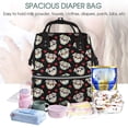 thumbnail image 5 of Daiia colorful Skull dog flower Large Capacity Baby Bag Waterproof Stylish Diaper Bag Mummy Backpack Adjustable Straps Diaper BagBaby Essentials Bag, 5 of 6