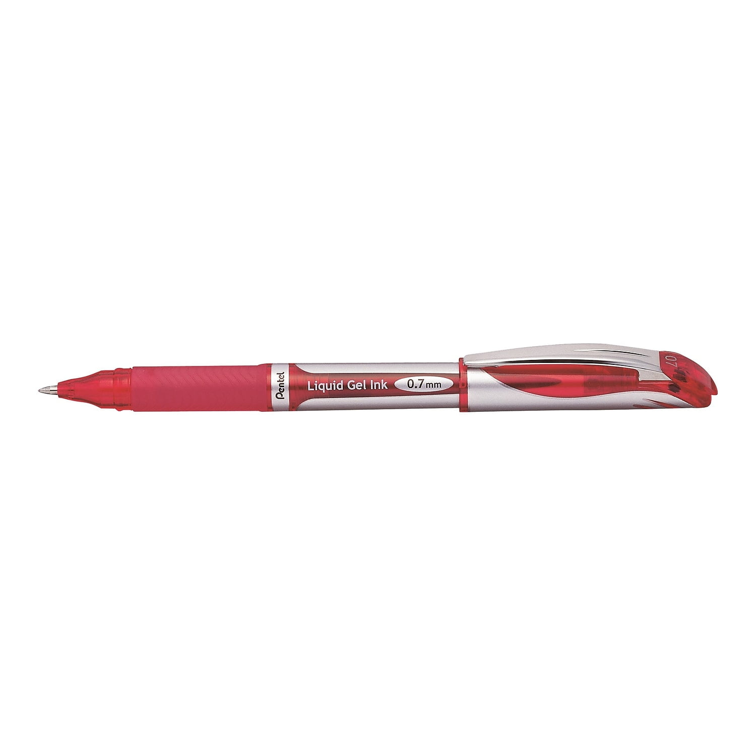 Pentel EnerGel Deluxe jel Pens Medium Point Red  Dozen (BL57-B) 616275