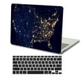 thumbnail image 1 of KSK KAISHEK Hard Shell Compatible with MacBook Air 13 inchs( Retina Display & Touch ID, 2022/2021/2020/2019/2018) + Black Keyboard Cover Model A1932&A2179&A2337 m1, USB Type-C Creative C 101, 1 of 5