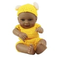 thumbnail image 3 of Armarillo Dulce Banda Estomacal + Ropa Interior + Sombrero para 10 '' - 11 '' Nebworn Baby Muñeca, 3 of 7