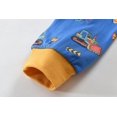 thumbnail image 7 of FEDPOP Toddler Boys Pajamas Truck Graphic Long Sleeve Sleepwear Kids Pjs Set Size 3T, 7 of 7