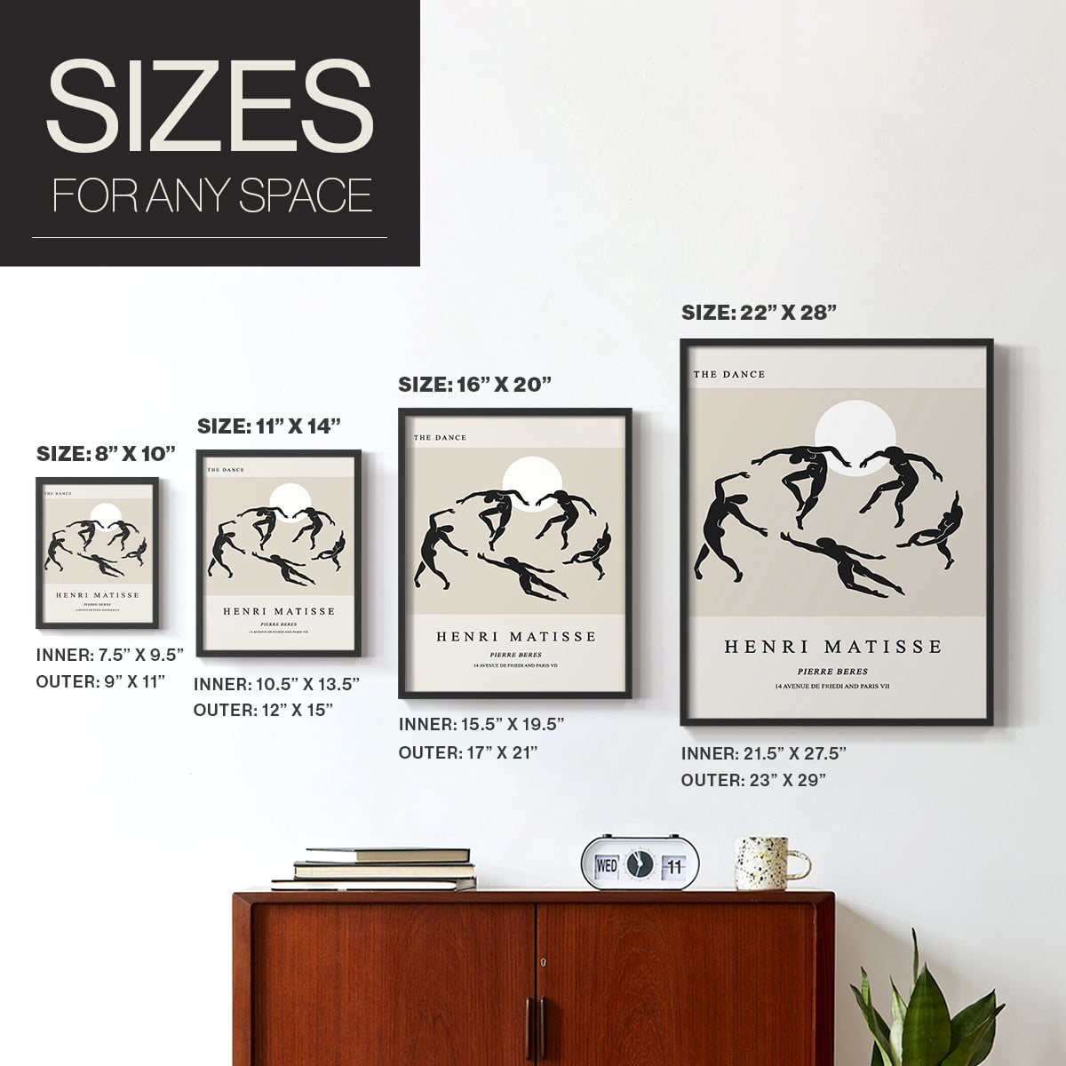 Matisse XCII Framed Print - Solid Wood