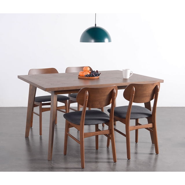 Mesa de comedor Evo 140cm - Nogal GAIA Retro
