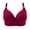 Red, variant on AnuYalue Breathable Bras for Women No Underwire Push Up Adjustable Strap Wireless Bra Soft Comfortable Lifting Bras Ruched
