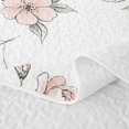 thumbnail image 5 of Homewish Skull Spider Wet Bed Spread Queen,Floral Butterfly Mushrooms Queen Coverlet Set,Halloween Duvet,3-Piece, 5 of 7