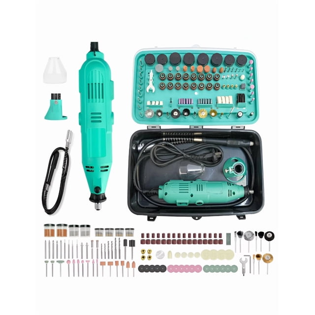 Mini Taladro Xtellar Mototool Con 203 Accesorio color verde