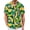 Dark Green, variant on Short Sleeve Men Hawaiian Shirts Floral Print Button Down Shirts for Men Casual Beach Shirts,Cuban Collar Vacation Aloha Shirt with Pineapple Multiple Colors