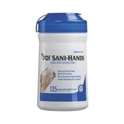 PDI P13472 Instant Hand Sanitizing Wipe 6 in. x 7 in. (Canister of 135)