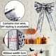 thumbnail image 3 of 4 Rolls 2 Inch Wide Sheer Wired Organza Ribbon Shimmer Ribbons Black Edge for Gift Wrapping Bouquet Wedding Bows, 3 of 5