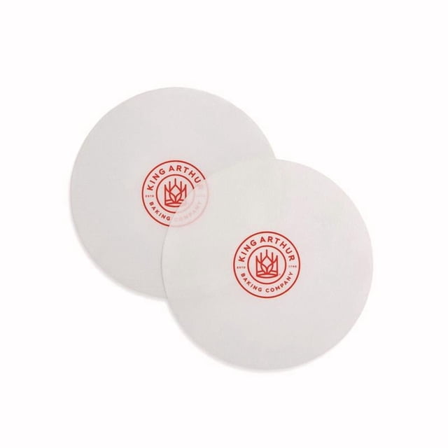 Pan Liners King Arthur Baking Company, 8 pulgadas, silicona blanca