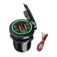 thumbnail image 1 of Enchufe para cargador de coche,12V 24V Enchufe para cargador de coche USB Coche marino,Salida USB Carga rápida 3.0 Barco de carga rápida,Puerto de enchufe de carga USB doble Carro de, 1 of 8