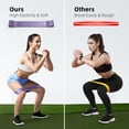 thumbnail image 4 of Pilates Flexbands Bandas elásticas de ejercicio para Pilates Fisioterapia Yoga; Bandas para hacer ejercicio 5 juegos de bandas elásticas para piernas de botín, 4 of 6