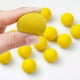 thumbnail image 5 of 48 bolas de espuma EVA para lanzar, ideales para juegos de fiesta. Bolas de repuesto para juegos infantiles. Pequeñas bolas redondas amarillas perfectas para fiestas infantiles., 5 of 8