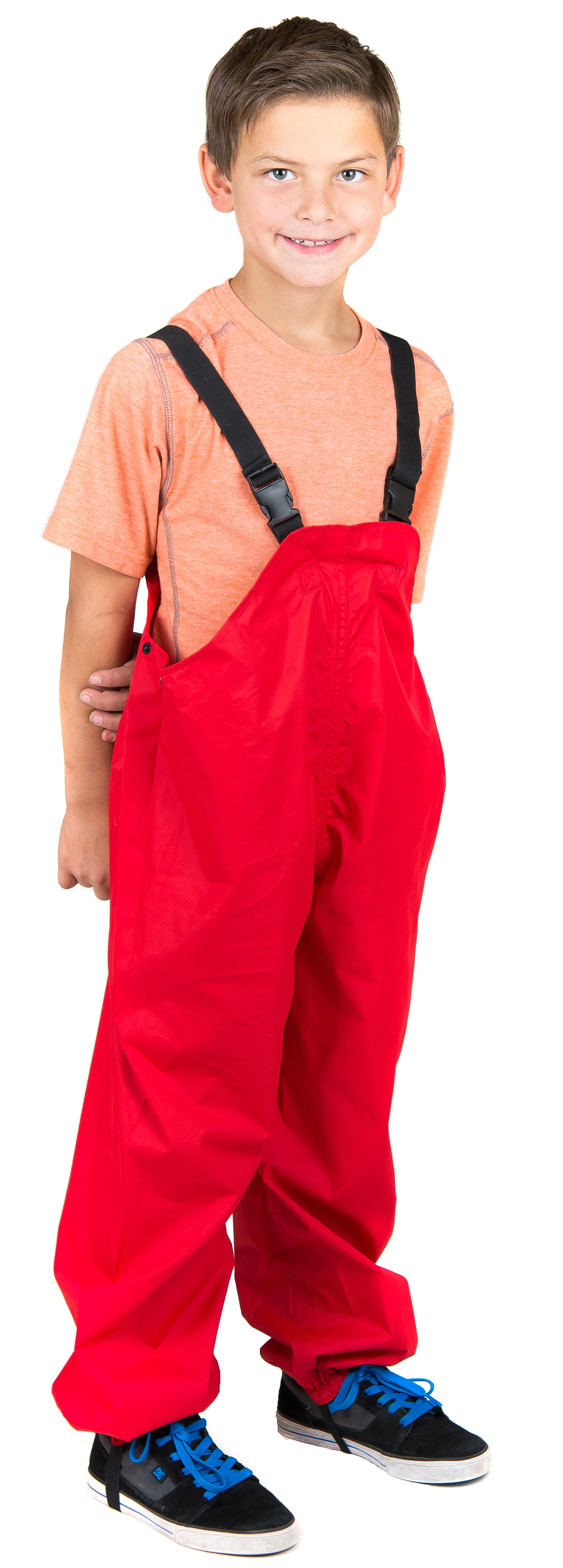Sizes for Ages 1 Through 8 Suse's Kinder Tough Nylon Rain Overall Pants for Children 