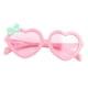 thumbnail image 4 of Los anteojos,Corazón de moda de mujer de gafas de sol marco,Marcos de corazón Protección estrecha de estilo retro,Sombrillas de exterior cara pequeña,Gafas anteojos Gafas de fiesta todo rosa, 4 of 9