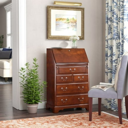 Bookcase Secretary Desk - Darby Home Co Esmont Secretary Desk