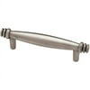 Liberty 3" Domed Ringed Pull, Brushed Satin Pewter