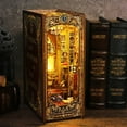 thumbnail image 4 of Desk Light Decor 3d Wooden Puzzle Bookend Kit With Led Diy Birthday Gift, 4 of 5