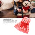 thumbnail image 4 of Vestido de Navidad para Mascotas Disfraz de Perro de Navidad Suave y Agradable para la Piel Lindo Patrón de Papá Noel Ropa de Navidad para Perros para Fiesta Diaria ANGGREK Otros, 4 of 8