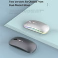 thumbnail image 4 of Wireless Charging Silent Bluetooth Mouse, 2.4G+BT5.0 Dual-Mode Ergonomic Mouse for Laptop Tablet Desktop 85g, 4 of 4